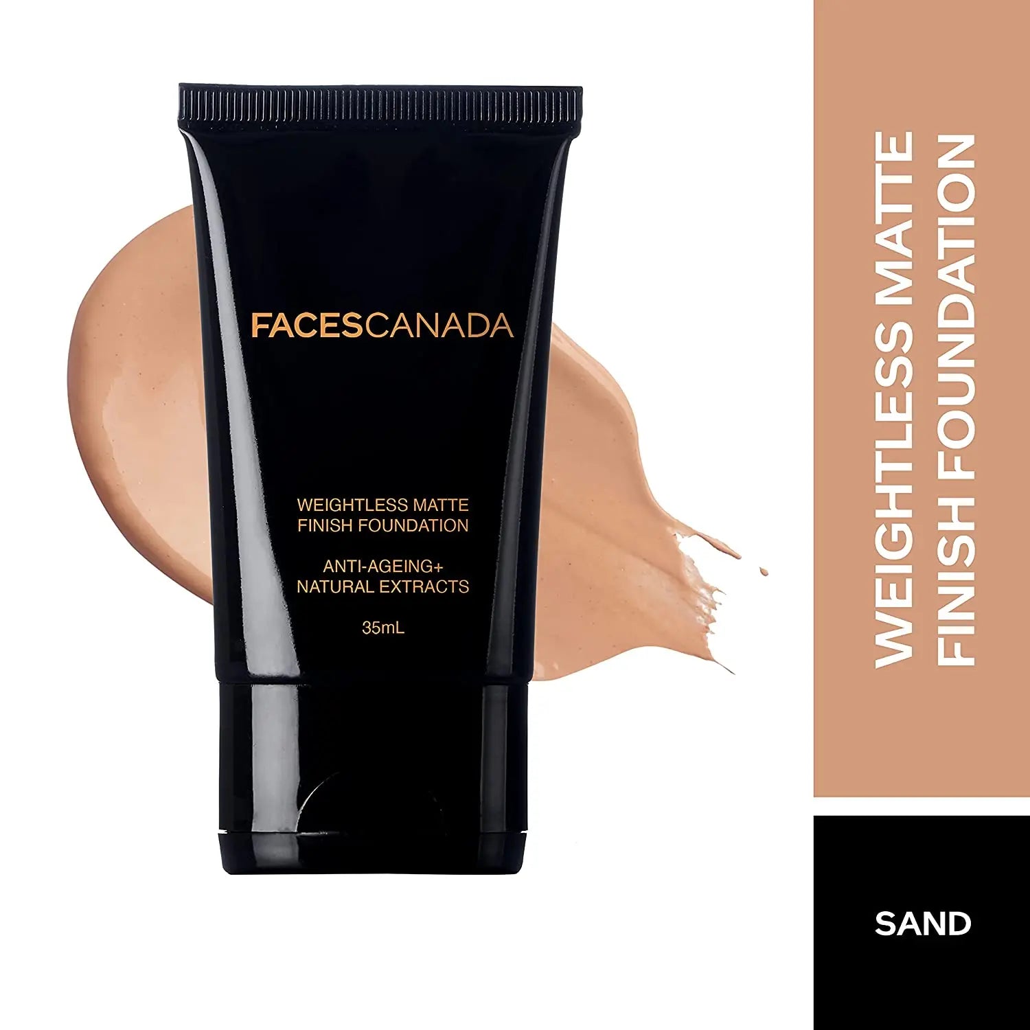 Faces Canada Weightless Matte Finish Foundation-Sand 04, 35 mL PigKart