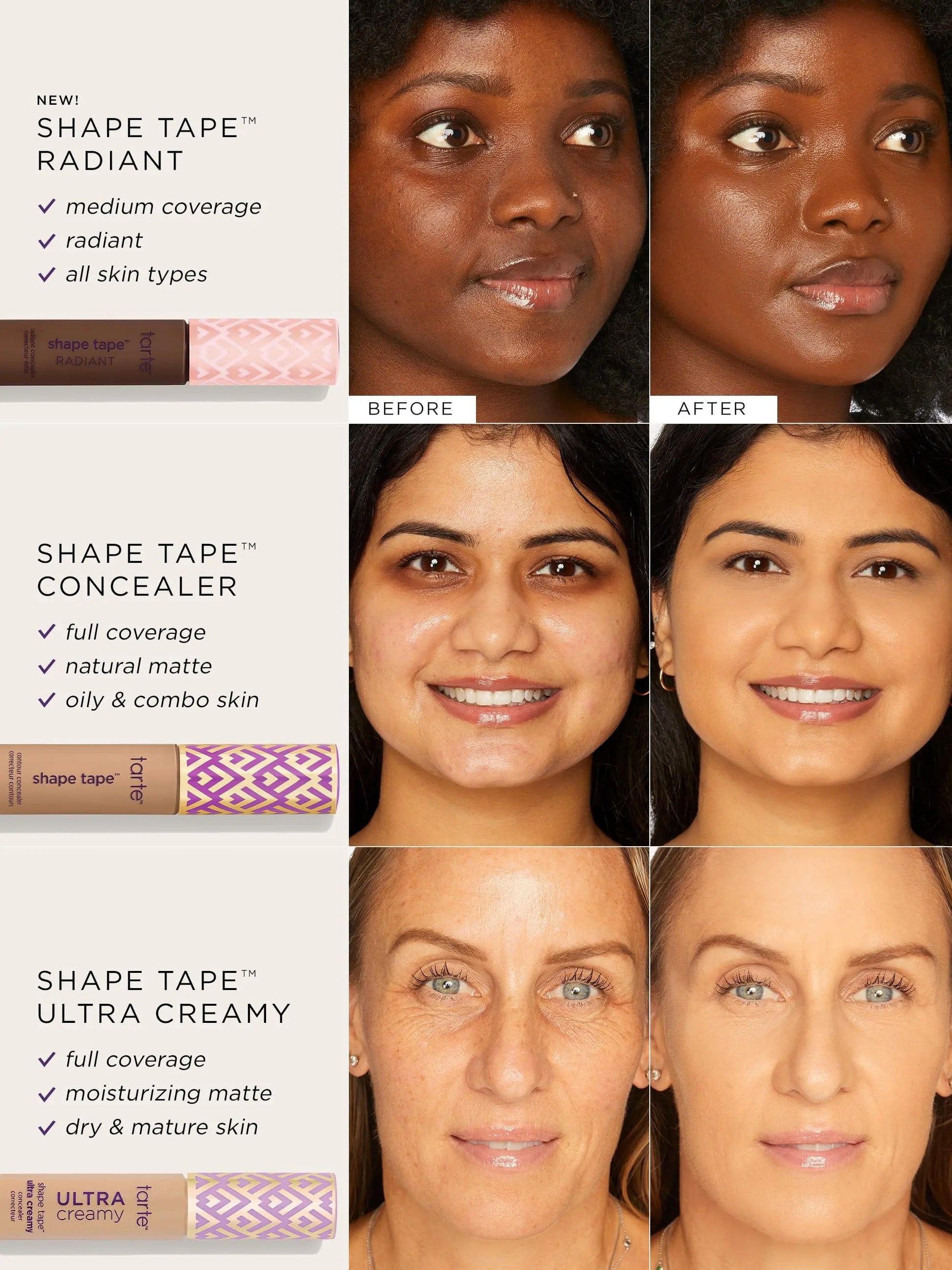 Tarte shape tape™ contour concealer Full Size (10 ml) - Authentic Pigkart
