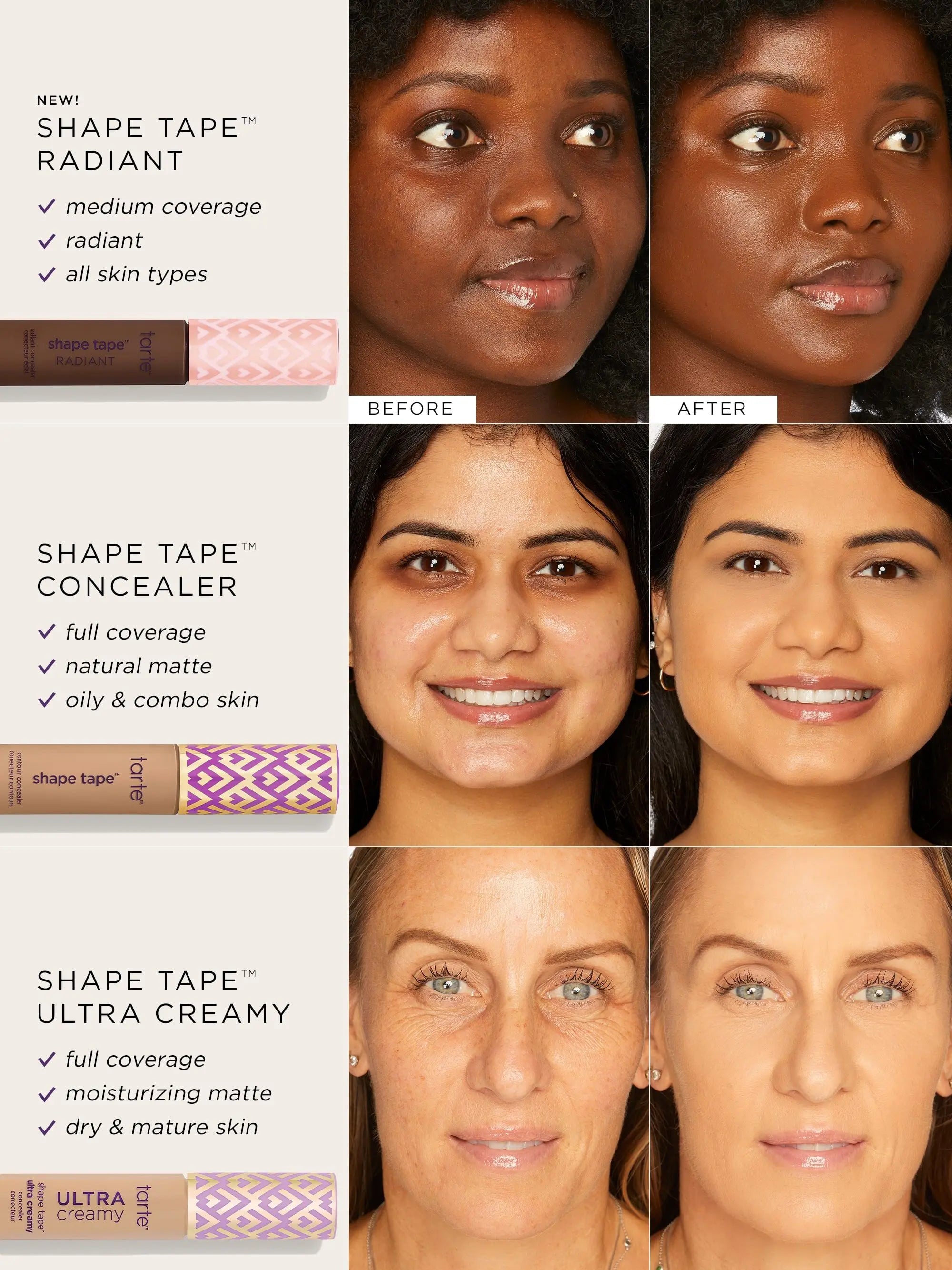 Tarte shape tape™ contour concealer Full Size (10 ml) - Authentic Pigkart
