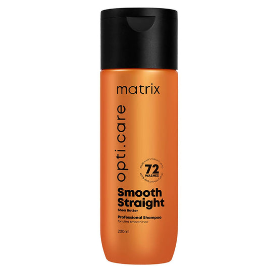 MATRIX Opti.Care Professional Shampoo for ANTI-FRIZZ Shampoo For Smooth & Straight hair with Shea Butter 200 ml