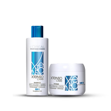 Loreal Professionnel Xtenso Care Shampoo For Straightened Hair 50 ml + Xtenso Care Mask 196 gm - Combo Pack