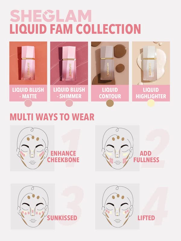 SHEGLAM Liquid Blush 5.2 ml (Authentic)