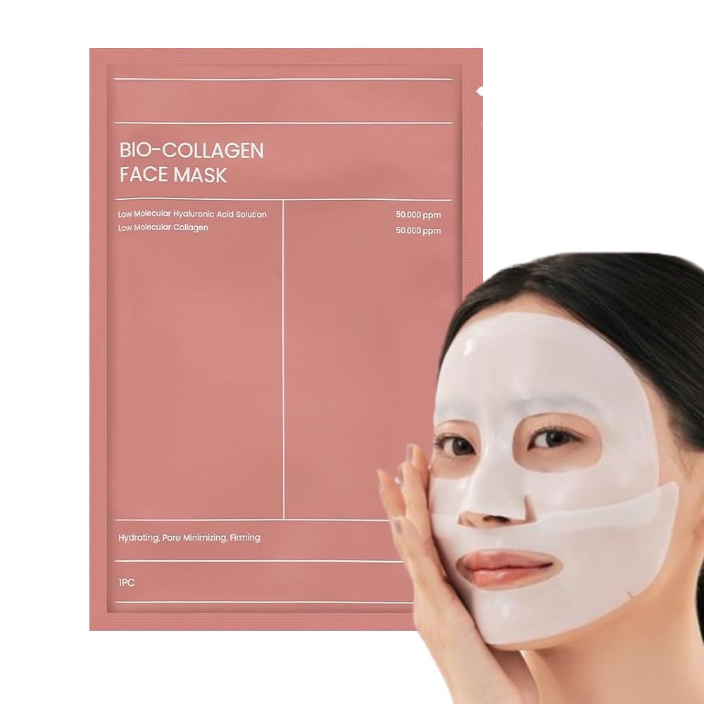 Hydrating Bio Collagen Sheet Mask for Anti-Aging, Firming And Glowing Skin