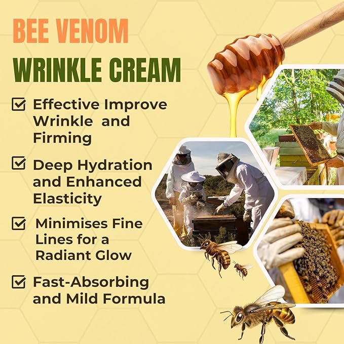 Bee Venom Face Cream Anti-Wrinkle And Anti-Aging Treatment (100g)