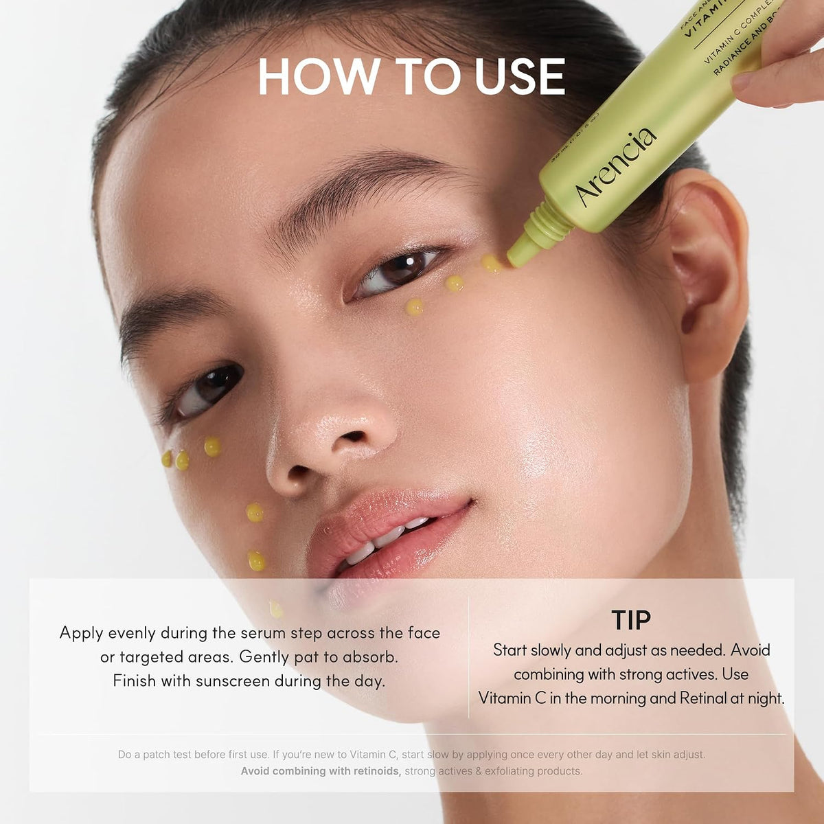 Arencia Vitamin C Shot Serum with Glutathione for Bright Skin