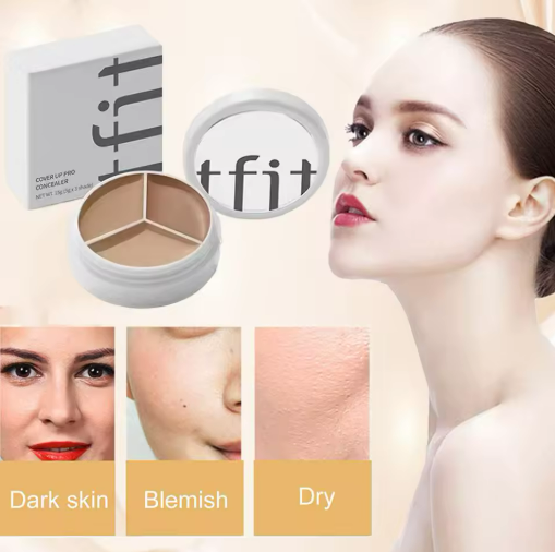 TFIT Tri Color Cover Up Pro Concealer - Authentic