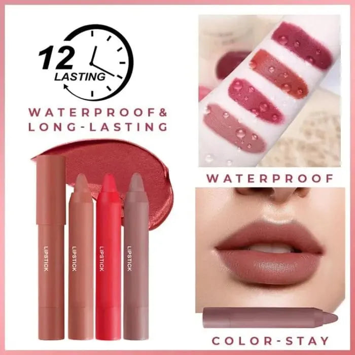 12 Colors Matte Lipstick Pen Poshure®