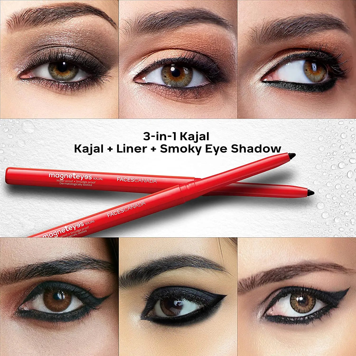 Faces Canada Magneteyes Kajal-Deep Black 0.35gm PigKart