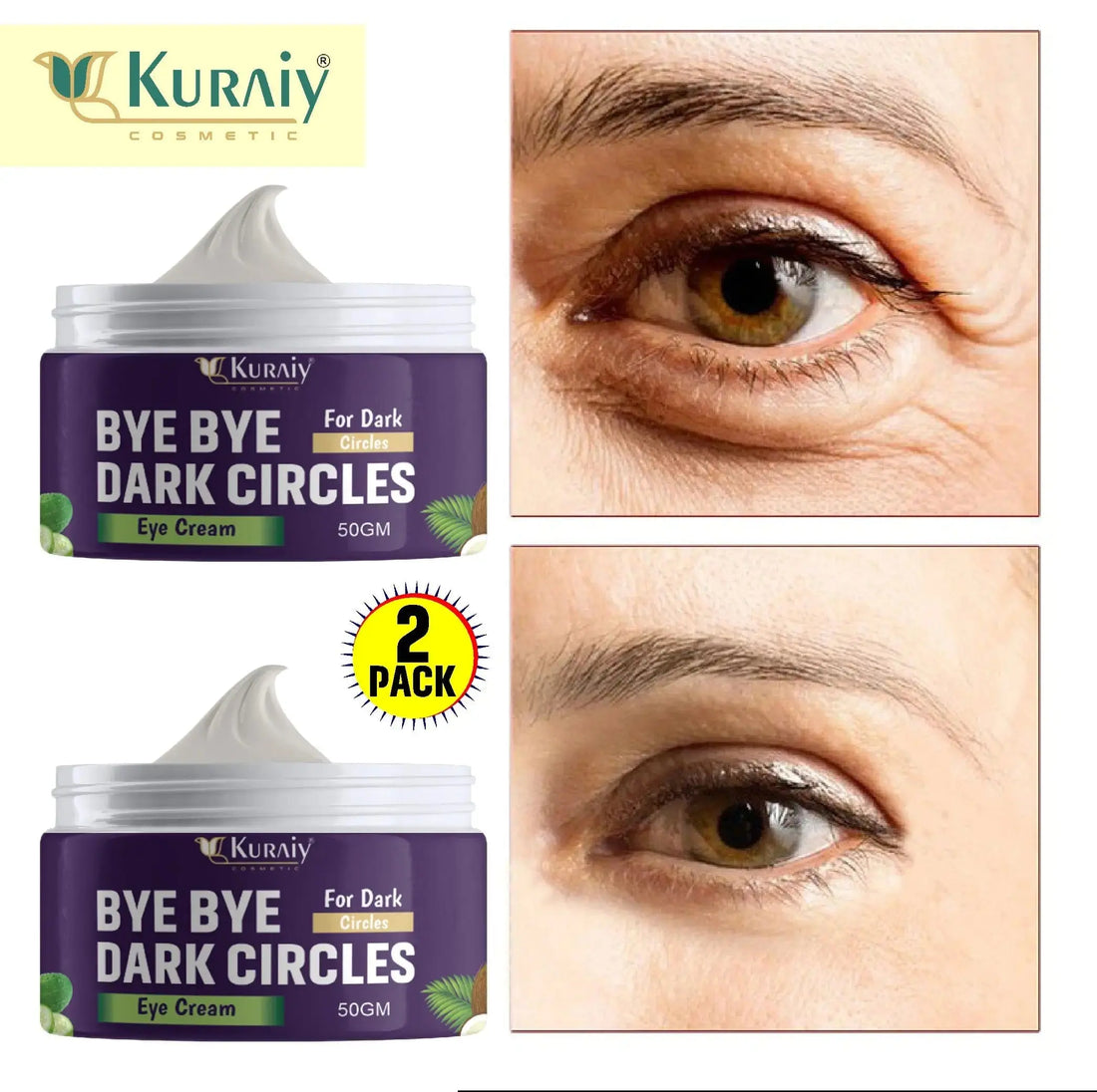 Bye Bye Dark Circle Eye Cream - Natural Herbs Poshure®