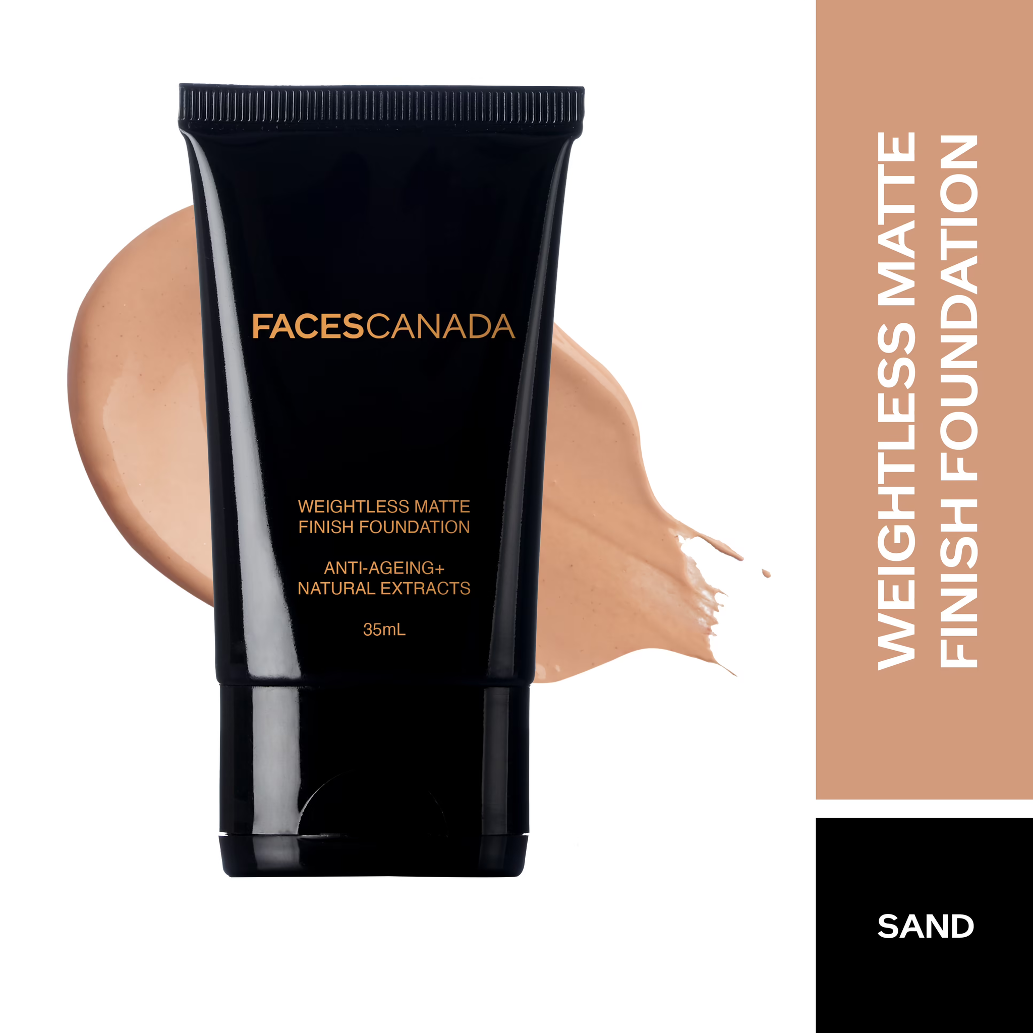 Faces Canada Weightless Matte Finish Foundation-Sand 04, 35 mL
