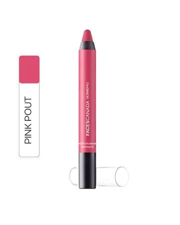 Faces Canada Ultime Pro Matte Lip Crayon 2.8 gm (Pink Pout 15) PigKart